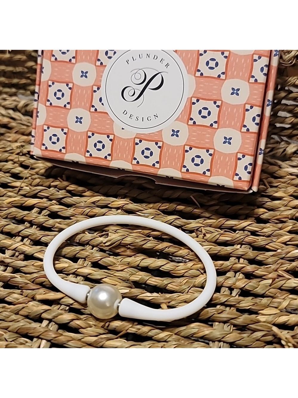 Plunder White Bracelet with Pearl Accent